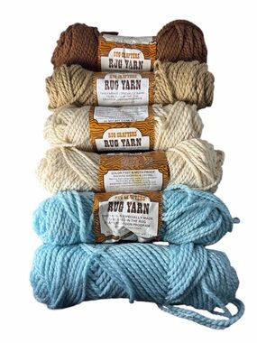 Rug Crafters Vintage Rug Yarn - Lot of 6